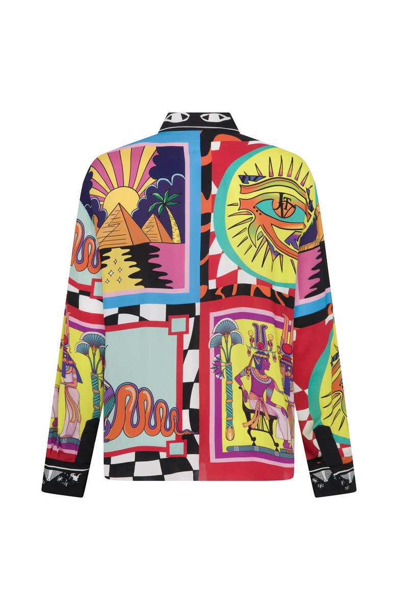 Je Te Veux EGYPT PRINT SHIRT, Alternate, color, 