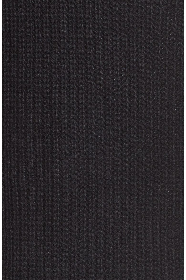 Deep V-Neck Pullover, Alternate, color, BLACK