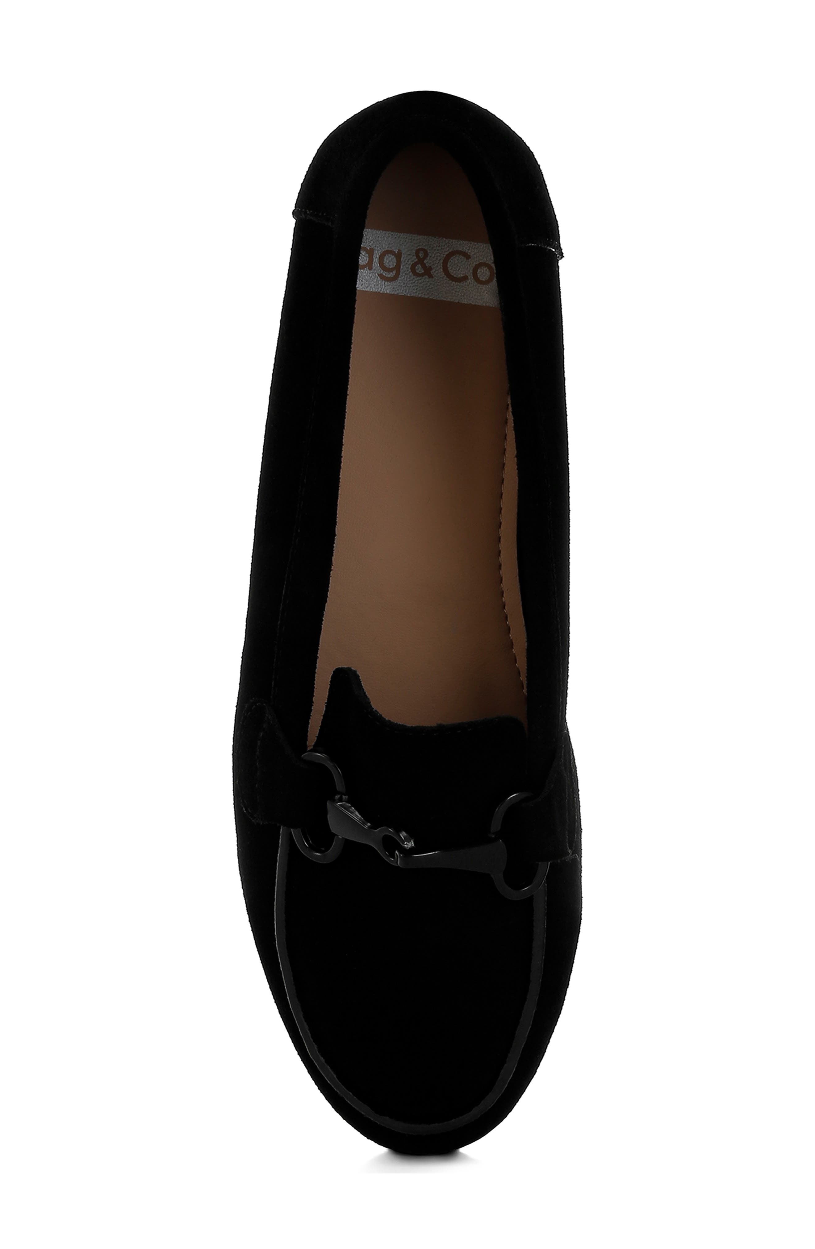 Rag & Co Awen Bit Loafer, Alternate, color, Black