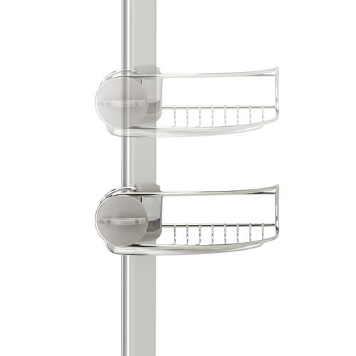 Simplehuman Tension Caddy, Extends 5 Ft. To 8 Ft. In Grey