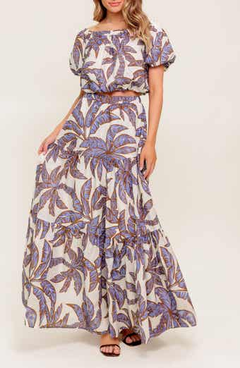 FLYING TOMATO Puff Sleeve Woven Top