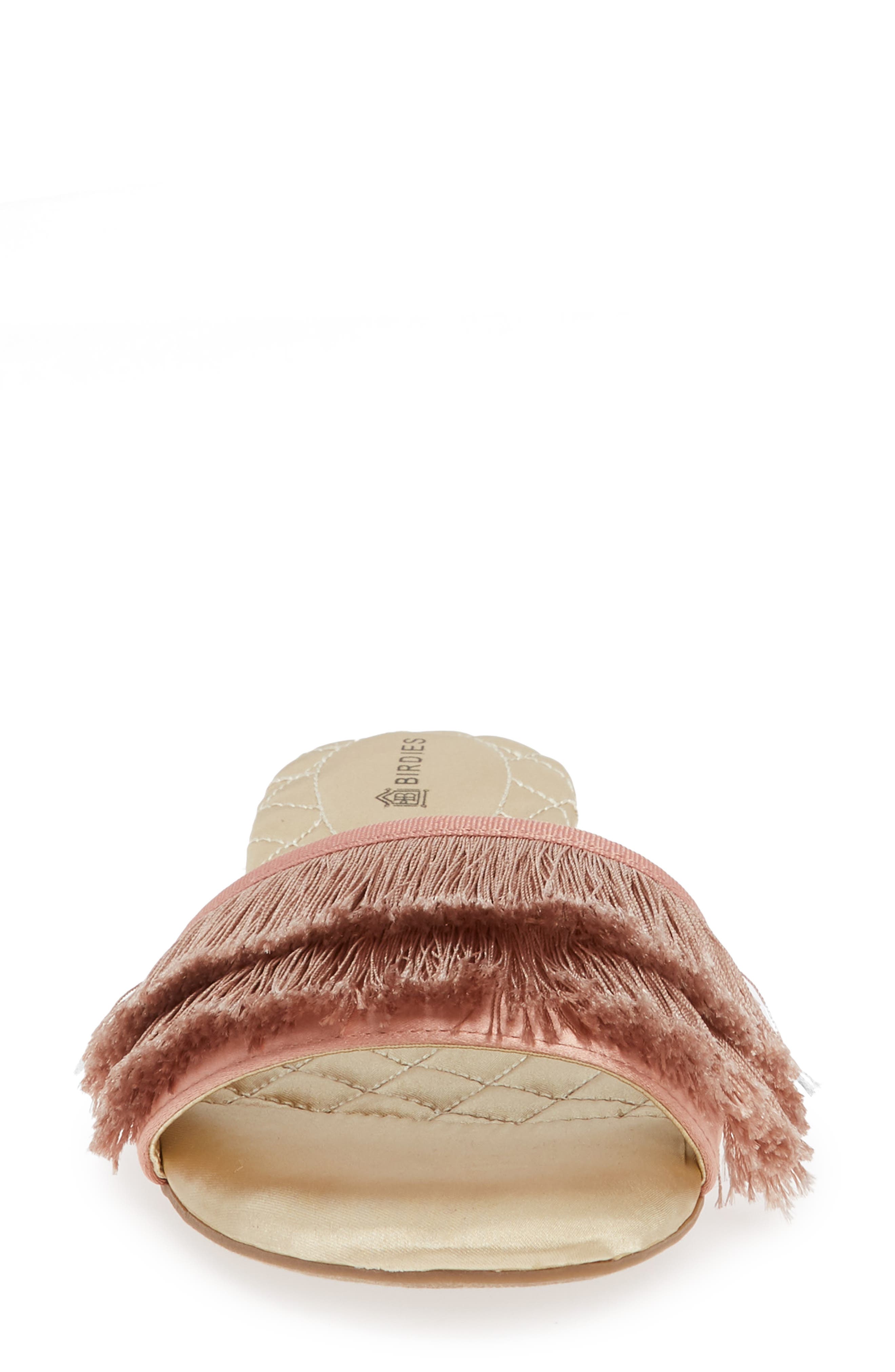 The Sparrow Slide Sandal, Alternate, color, BLUSH SATIN
