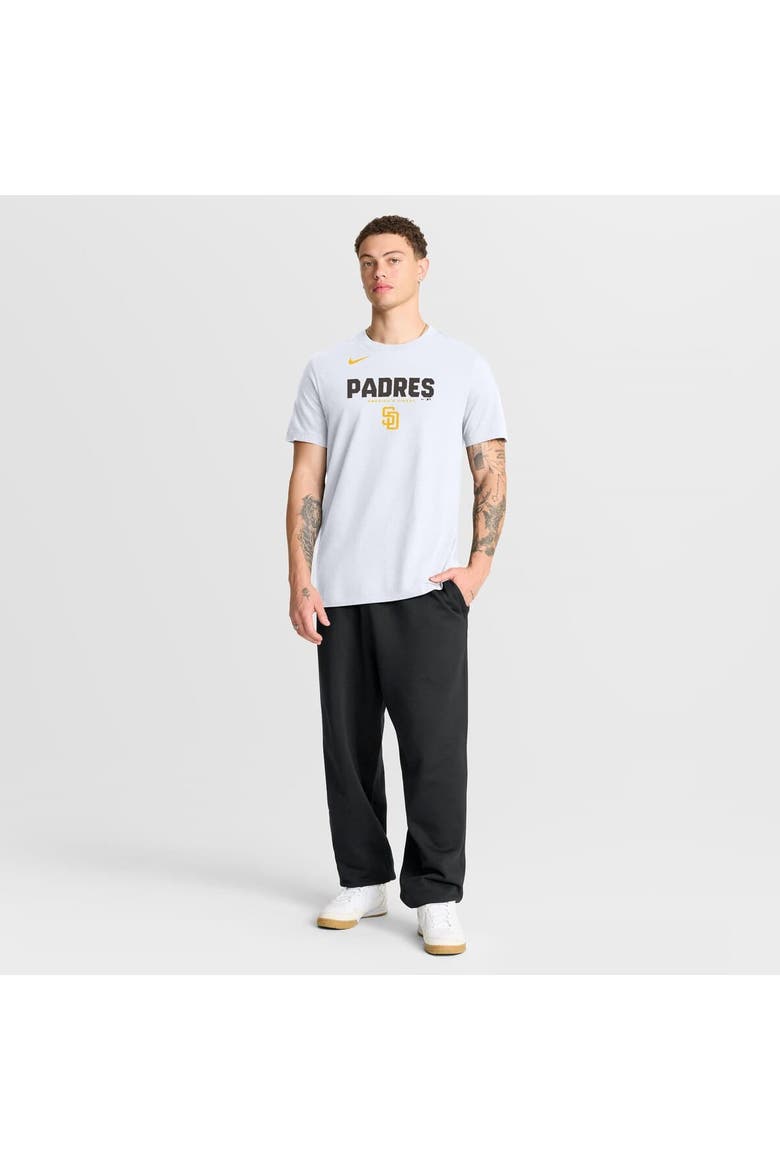 Men's Nike White San Diego Padres Bold Team Name T-Shirt, Alternate, color, White