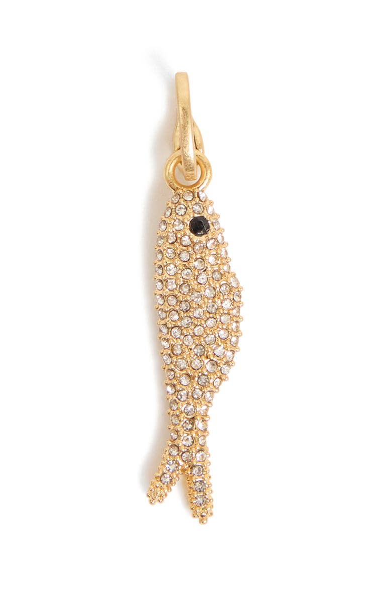 Clare V. Grande Sardine Charm, Main, color, Clear