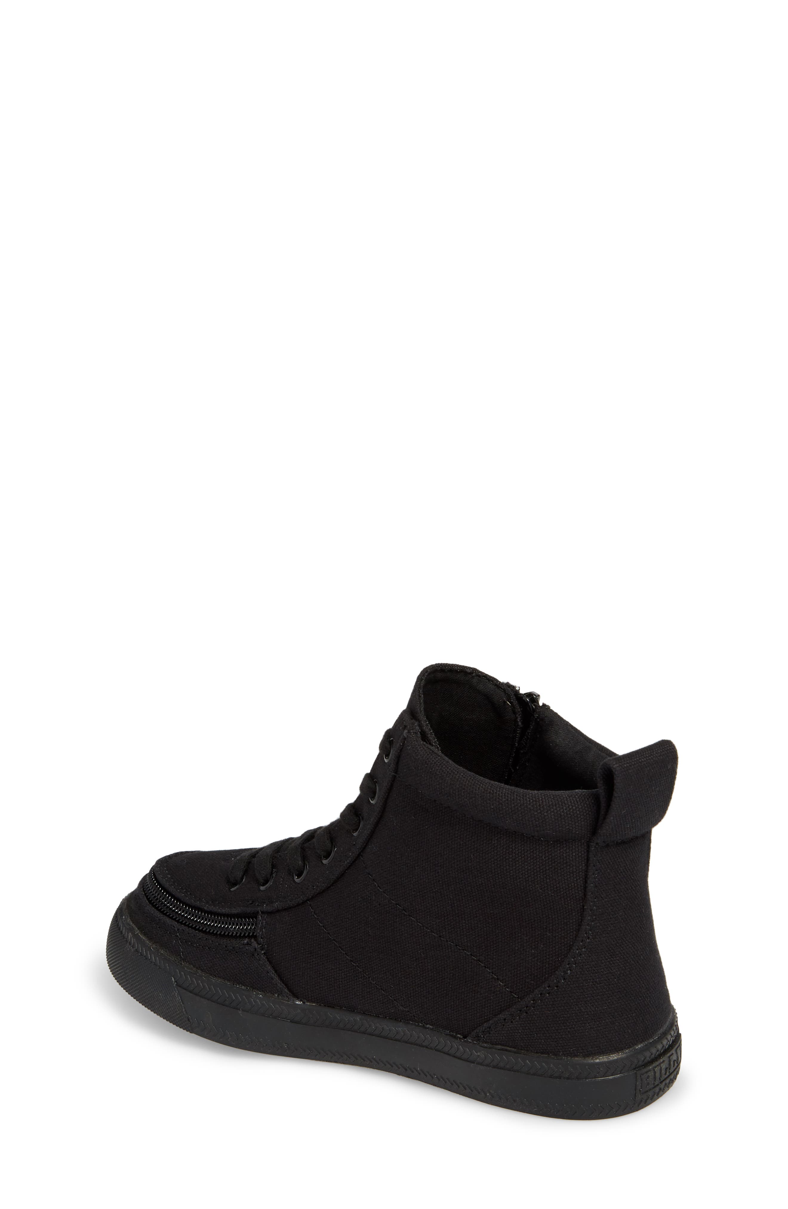 BILLY Footwear Kids' Classic High Top Sneaker, Alternate, color, Black To The Floor