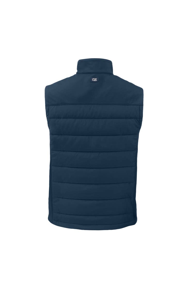 Cutter & Buck Men's Cutter & Buck Navy Jacksonville Jumbo Shrimp Evoke Hybrid Eco Softshell Recycled Full-Zip Vest, Alternate, color, 