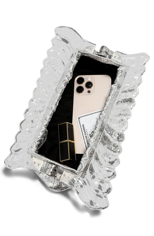 Alexis Bittar The Pouf Clutch In Silver