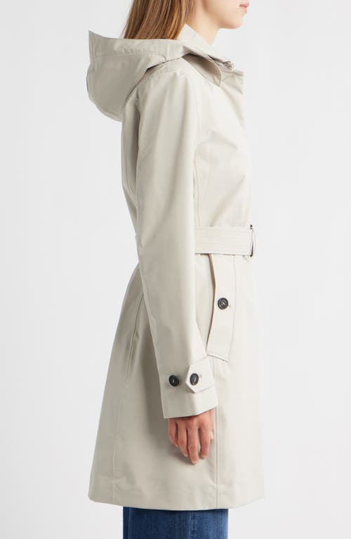 Save The Duck Jackie Water Resistant Raincoat With Removable Hood