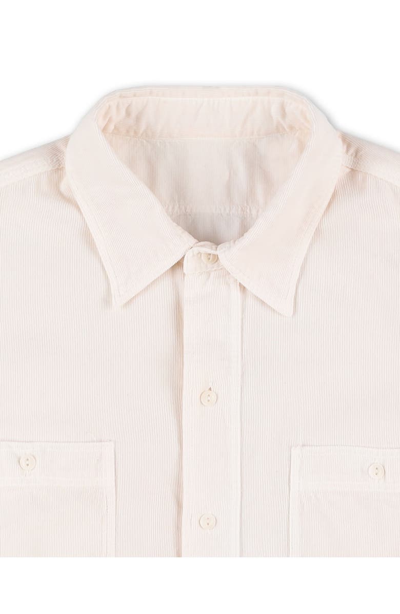Fortela Work Corduroy Shirt, Alternate, color, Off White