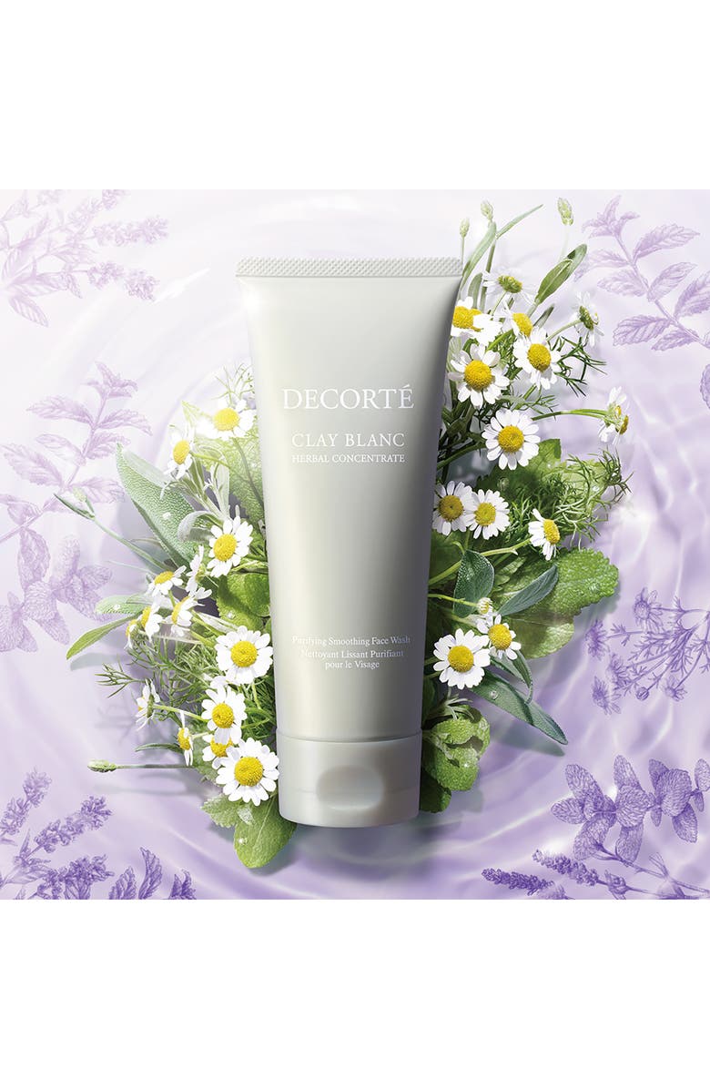 Decorté Clay Blanc Herbal Concentrate Smoothing Face Wash, Alternate, color,