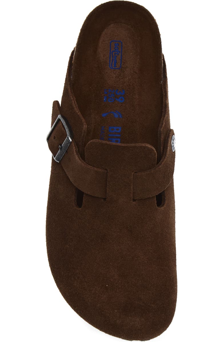 Birkenstock Boston Soft Footbed Clog, Alternate, color, Carafe Suede