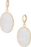 NORDSTROM RACK Semiprecious Oval Drop Earrings