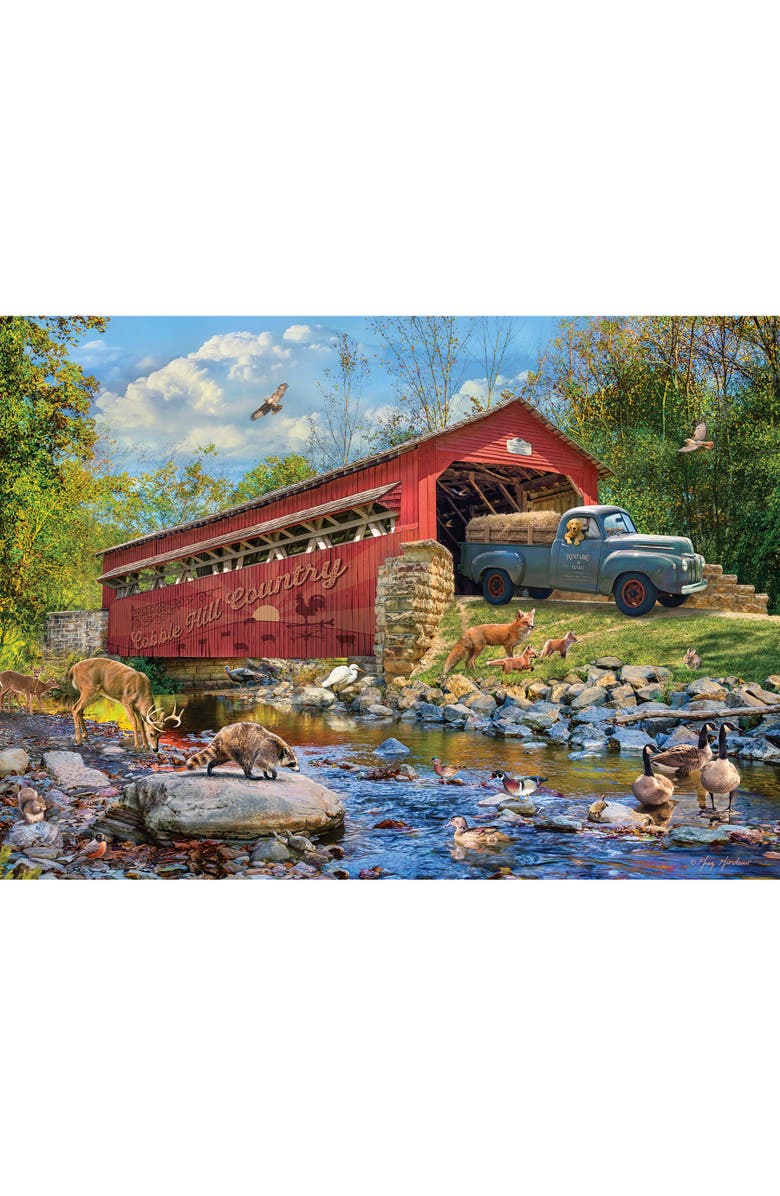 Cobble Hill Welcome To Cobble Hill Country 1000 Piece Puzzle, Alternate, color, Multicolored