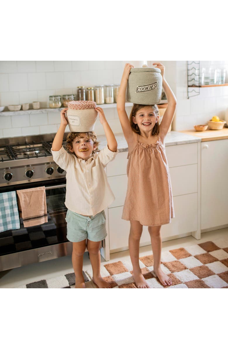Lorena Canals Basket Cookie Jar, Alternate, color, Blue Sage