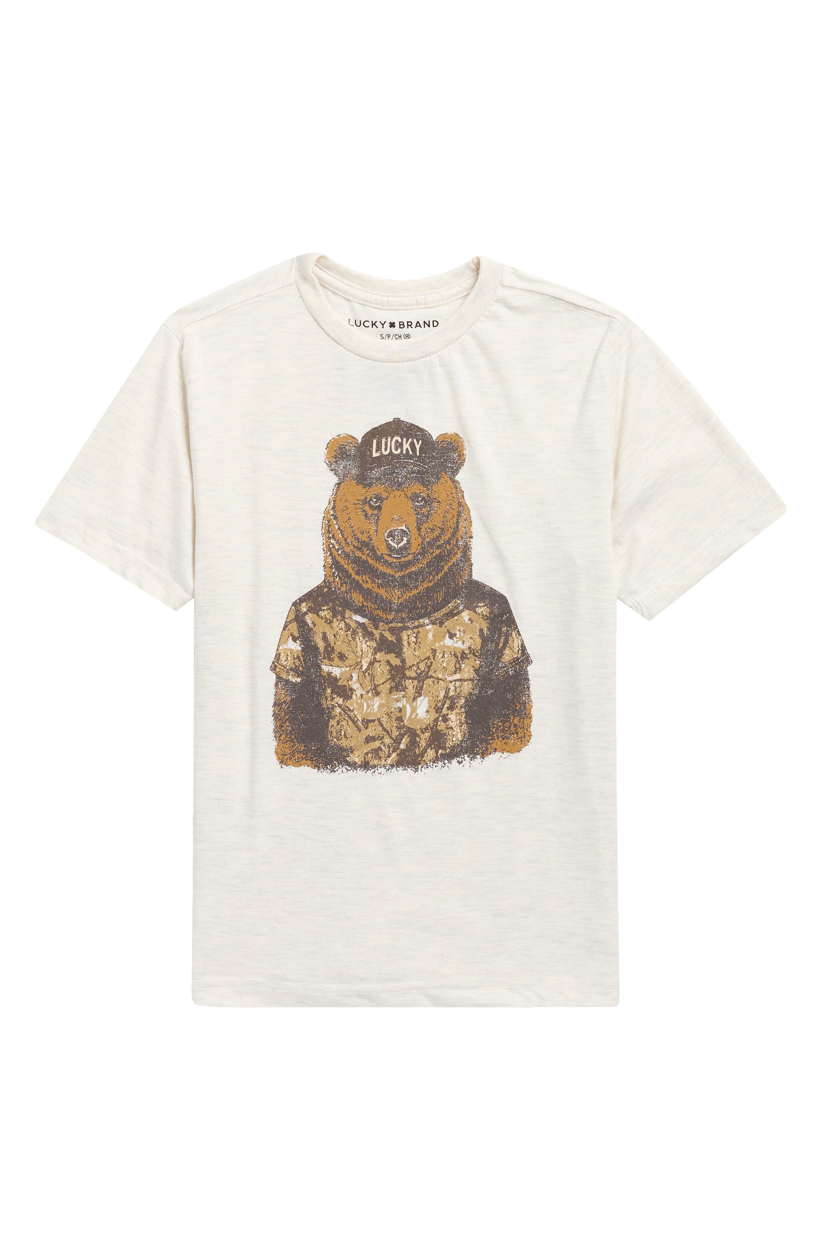 Kids' Camo Bear Graphic T-Shirt