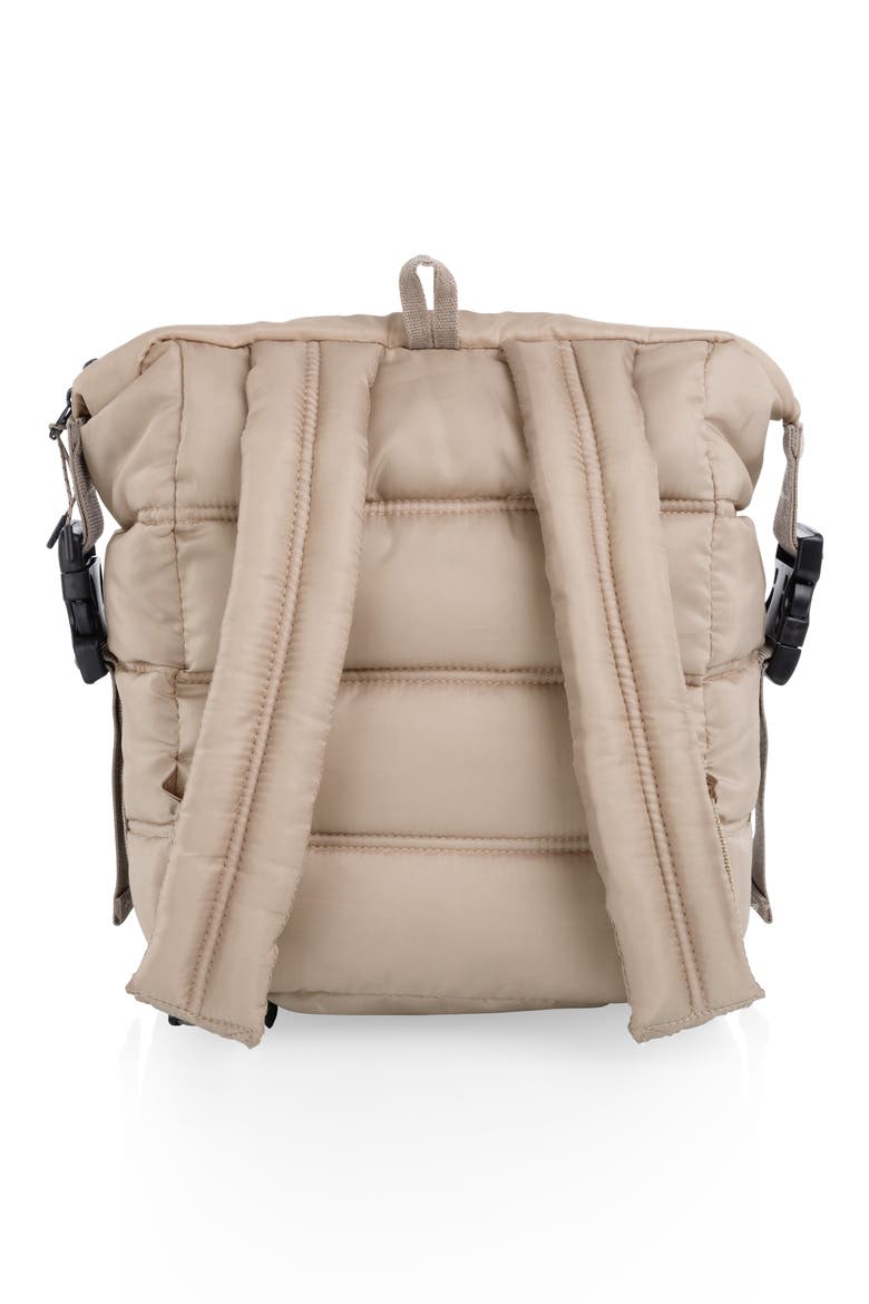 Everyday Quilted Washable Insulated Cooler Backpack, Alternate, color, SHALE BROWN