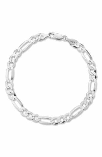 Yield of Men 7mm Figaro Chain Bracelet