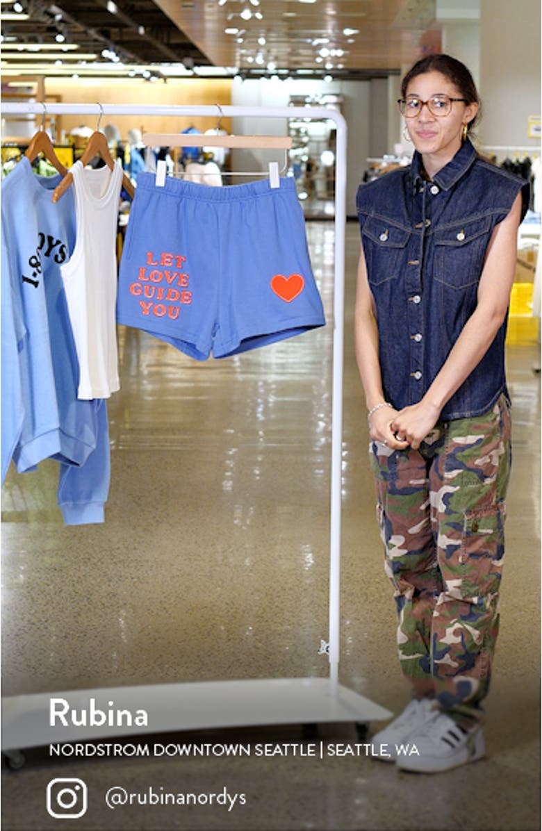 Let Love Guide You Sweat Shorts, sales video thumbnail