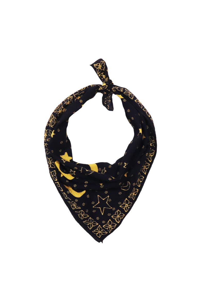 Full Hand Drawn Batik Tulis Bandana, Alternate, color, Celestial Blue