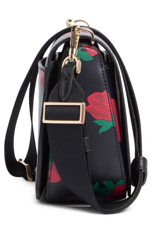 Kate Spade New York Madison Rose Toss Print Saddle Bag In Multi