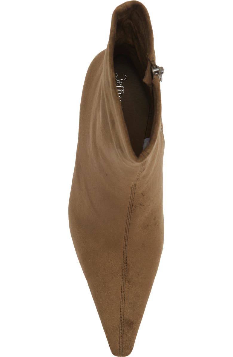 Jeffrey Campbell Beth Ann Wedge Bootie, Alternate, color, Khaki Suede Combo