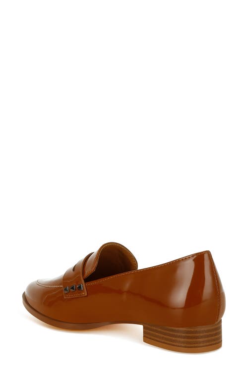 Rag & Co Noshiya Penny Loafer In Brown