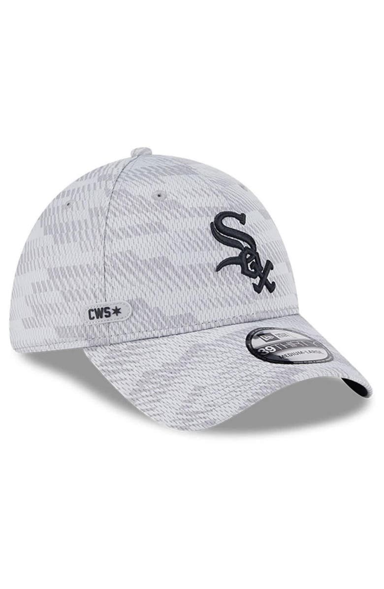 New Era Men's New Era Gray Chicago White Sox 2025 MLB Clubhouse 39THIRTY Flex Hat, Alternate, color, Gray