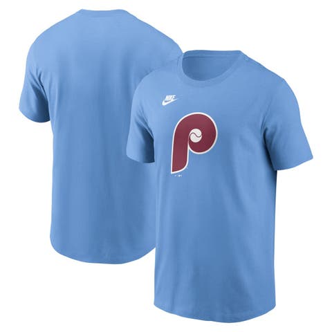 Men
s Nike Light Blue Philadelphia Phillies Cooperstown Collection Team Logo T-Shirt