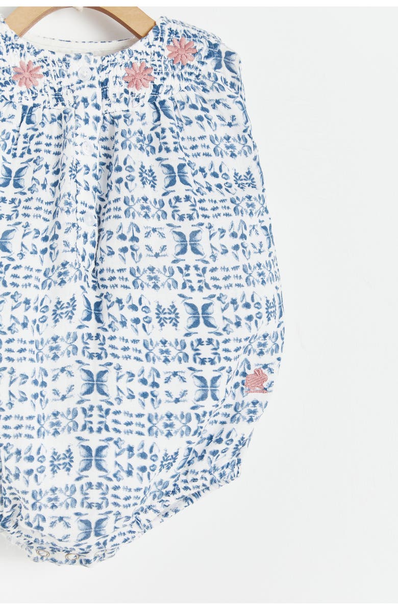 Babycottons Premium Cotton Cala Body Blouse for Infant, Alternate, color, Blue