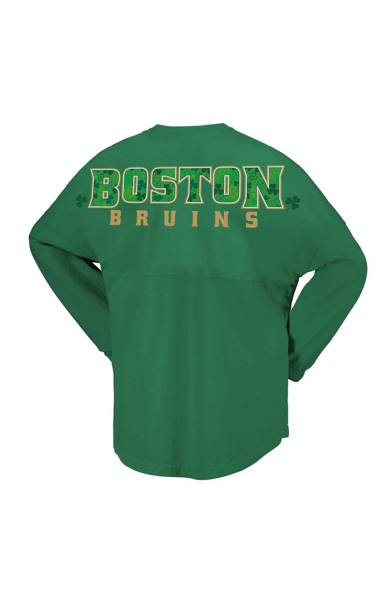 FANATICS Women's Fanatics Branded Kelly Green Boston Bruins St. Patrick's Day Spirit Jersey T-Shirt, Alternate, color, Kelly Green