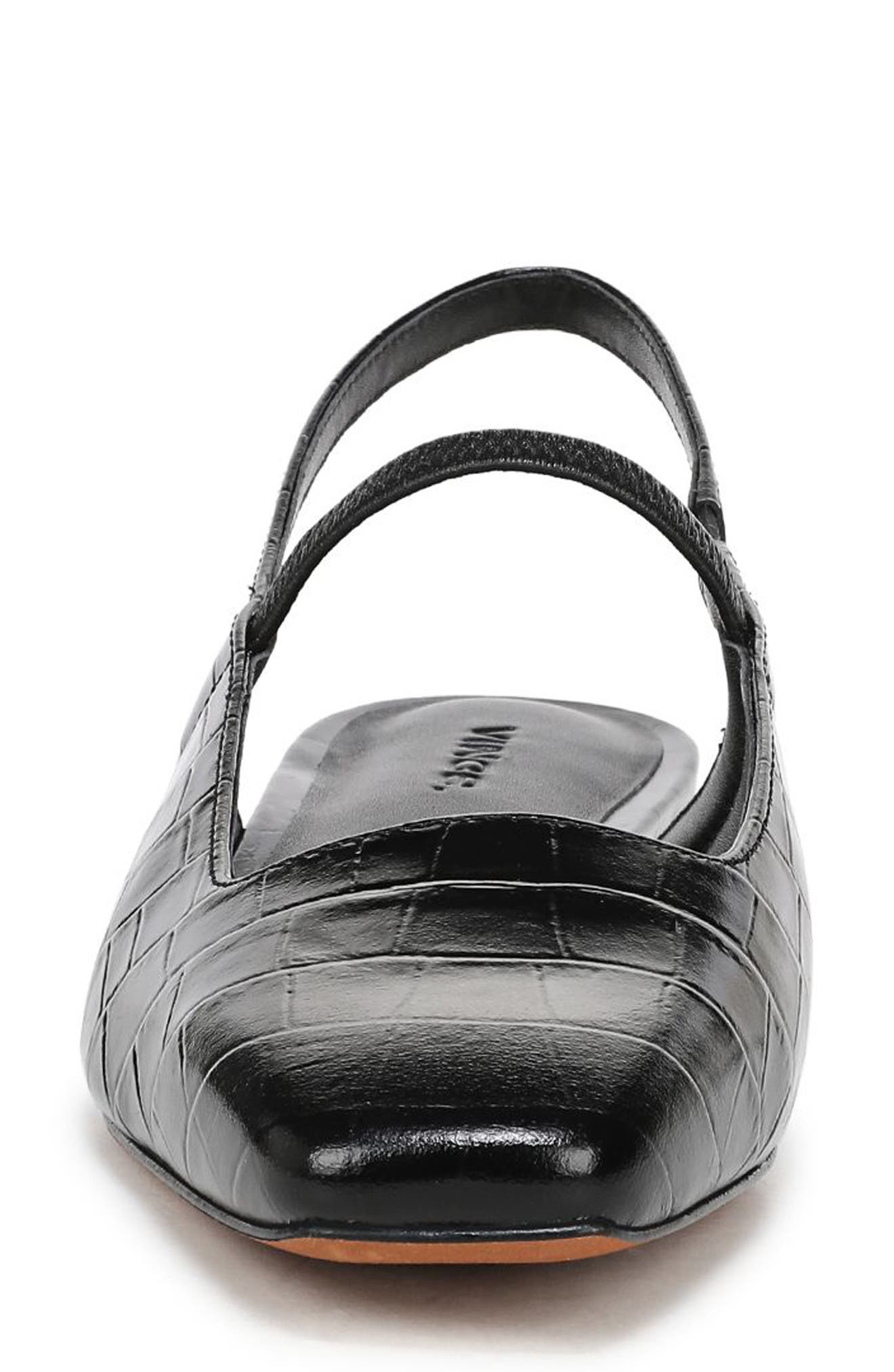 Vince Venice Slingback Flat, Alternate, color, Black