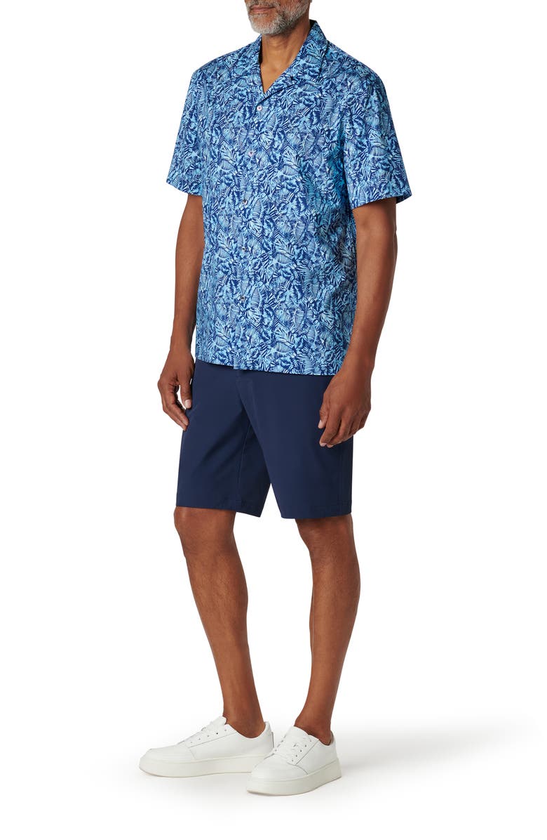 Bugatchi Cole OoohCotton<sup>®</sup> Floral Camp Shirt, Alternate, color, 