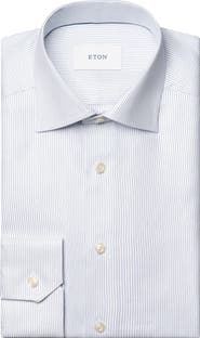 Eton Contemporary Fit Semi Solid Dress Shirt