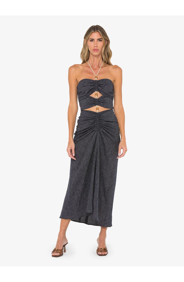 JBQ Montauk Dress, Main, color, Midnight Stripe