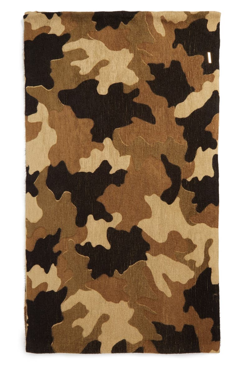 'Kala Camouflage' Infinity Scarf, Alternate, color, DUFFLE COMBO