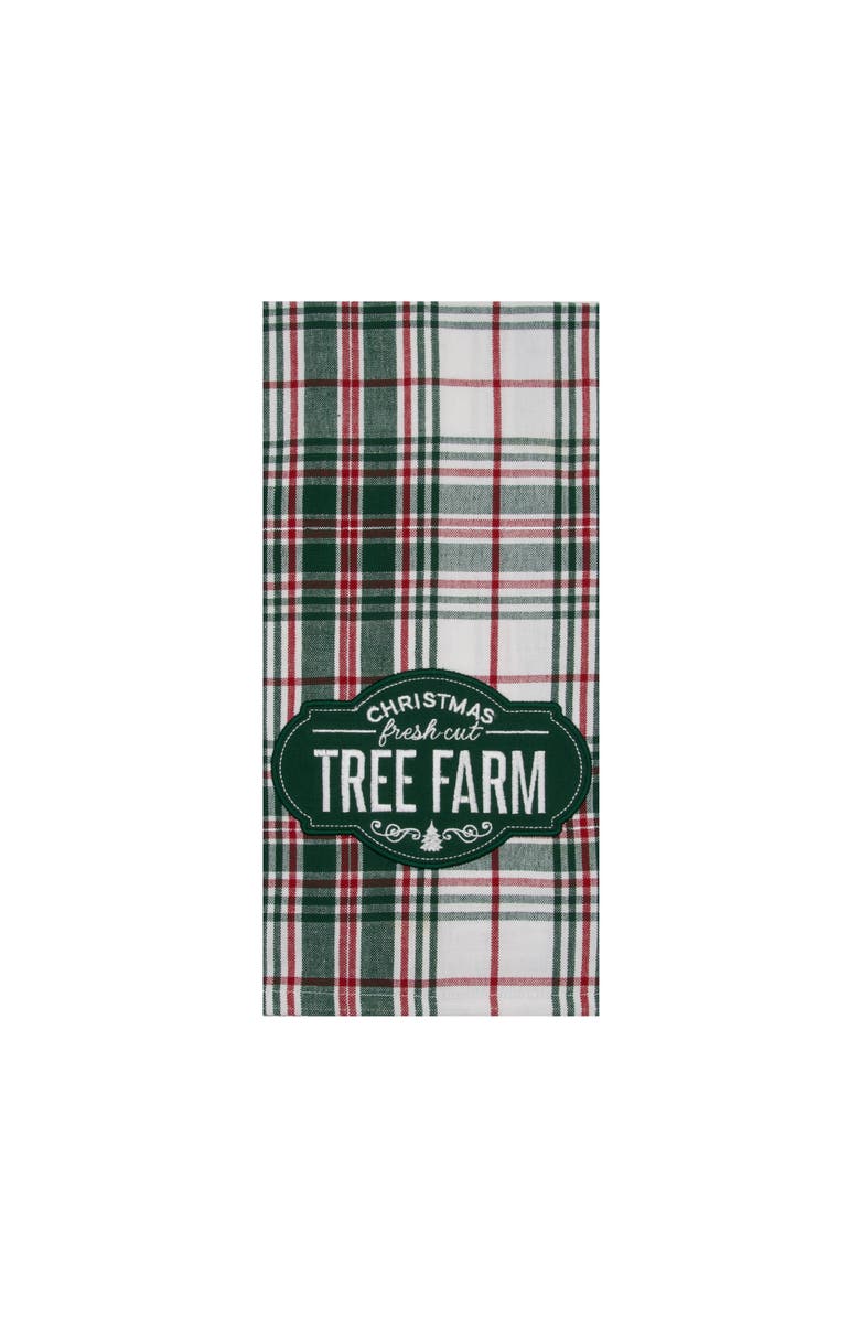 C&F Home Christmas Tree Farm Towel, Alternate, color, Red