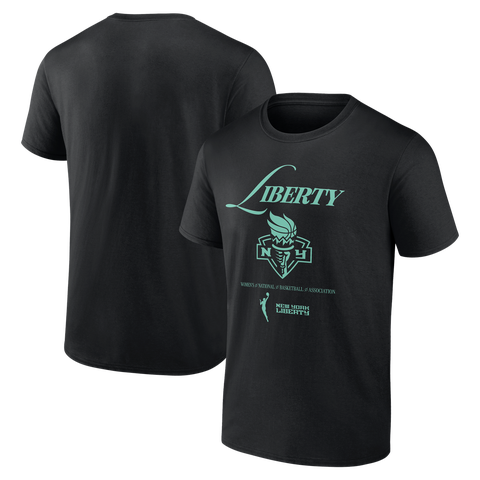 Unisex Logo Athletic Black New York Liberty In Motion T-Shirt