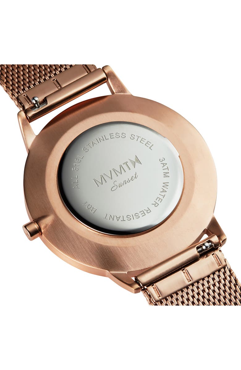 MVMT WATCHES Women's Sunset Mesh Strap Watch, 38mm, Alternate, color,