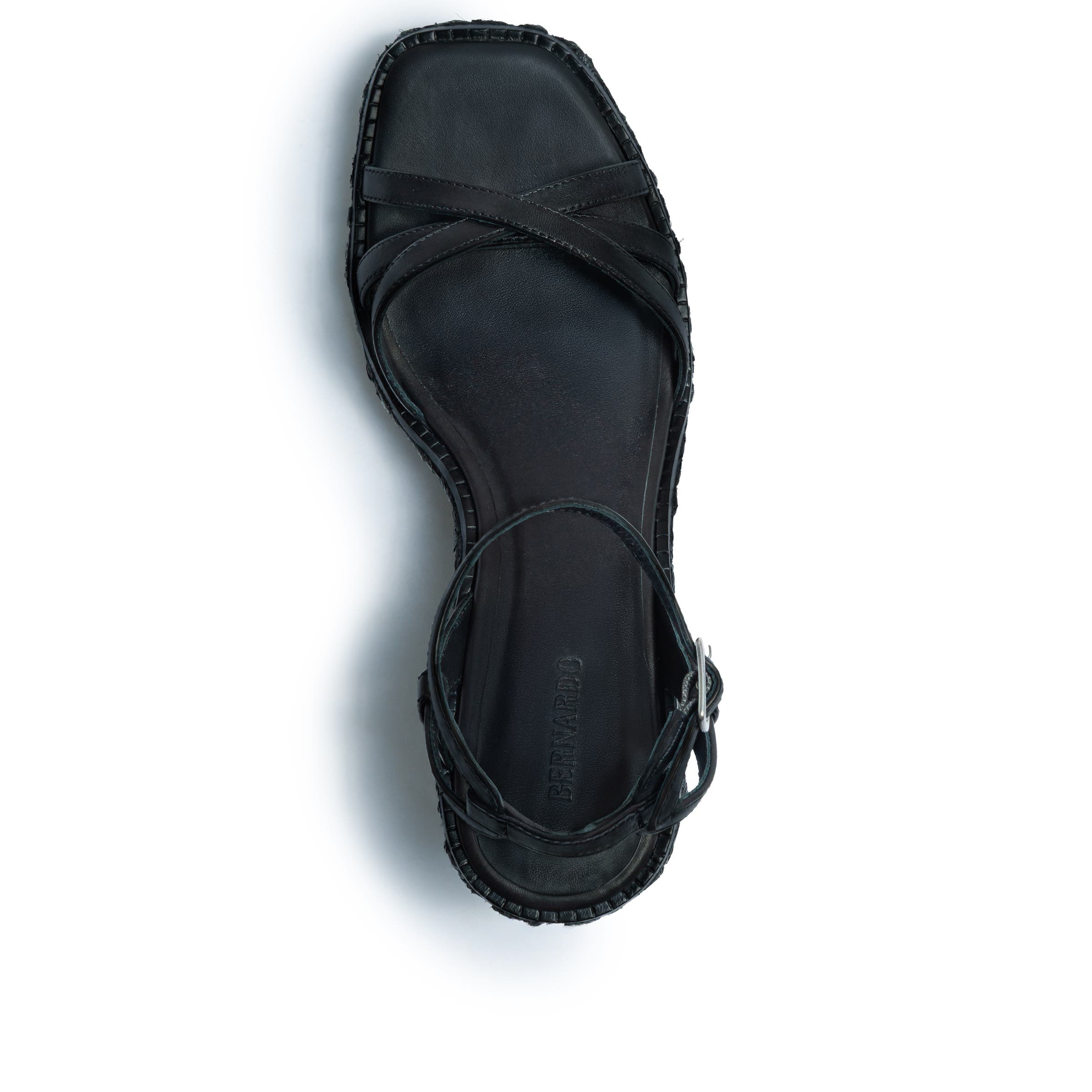 Bernardo Footwear Cario Wedge Sandal, Alternate, color, Black