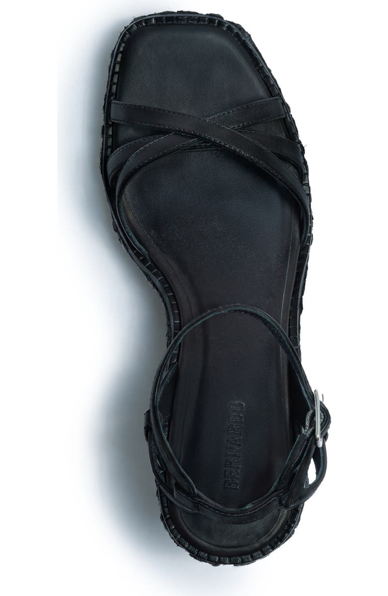 Bernardo Footwear Cario Wedge Sandal, Alternate, color, Black