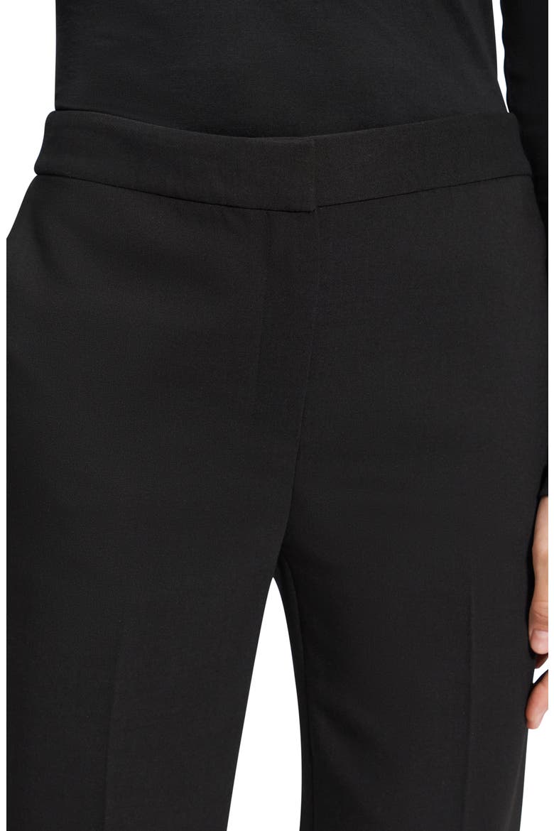 Kick Flare Ankle Pants, Alternate, color, BLACK