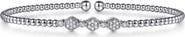 Gabriel 
Co. Bujukan Diamond Beaded Cuff Bracelet