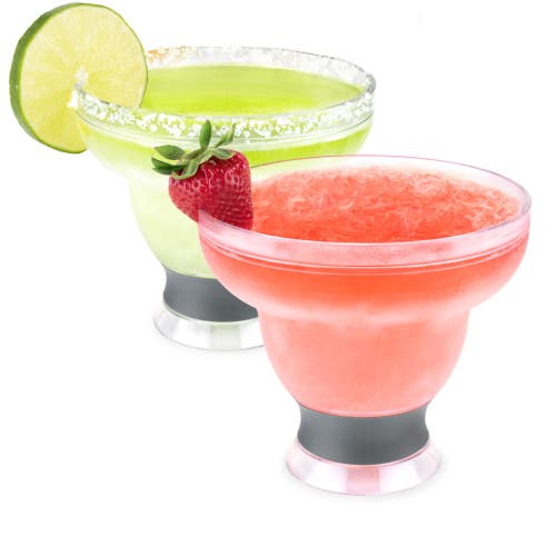 Host Margarita Freeze Cooling Cup Set Of 2 In Gray