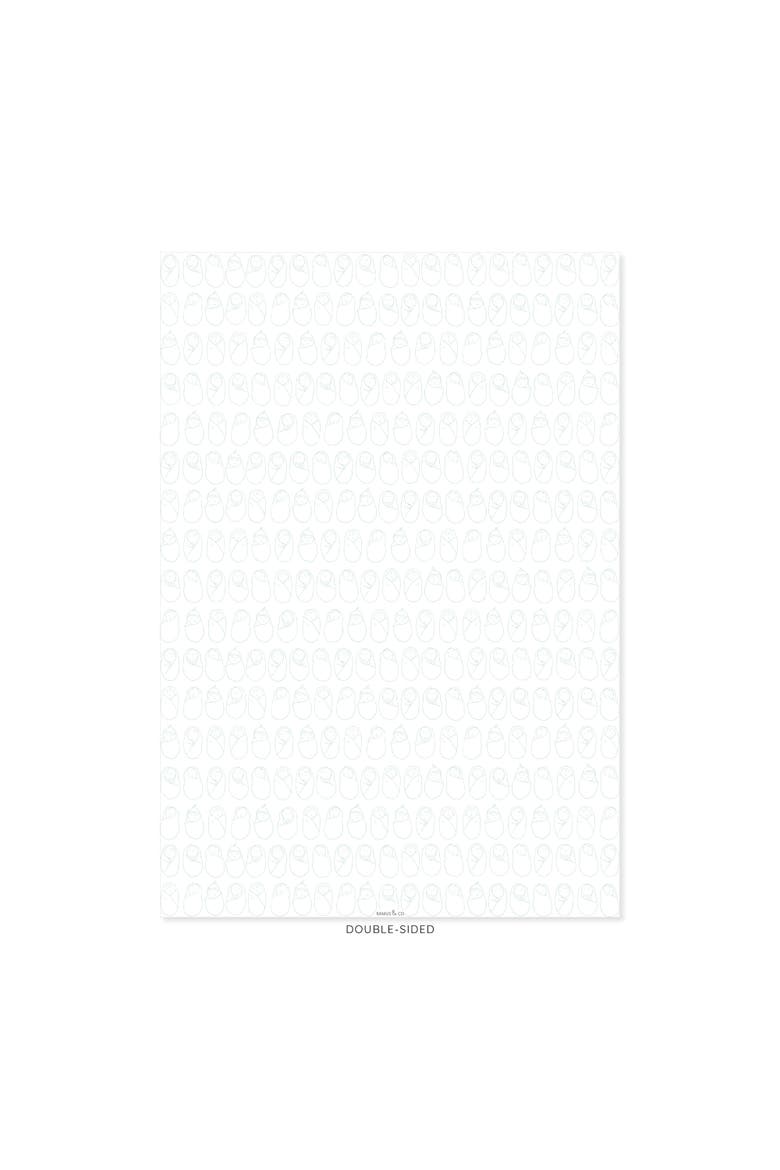 Eight Sheets Two-Sided "Babies" & "Reef Party" Heavyweight Gift Wrap, Alternate, color, Multicolored