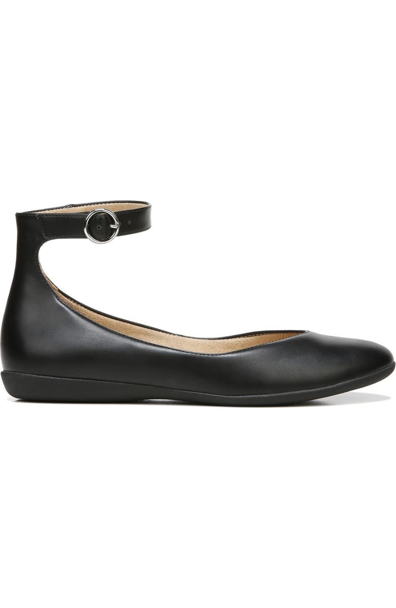 Naturalizer Valentina Ankle Strap Ballet Flat - Wide Width Available, Alternate, color,