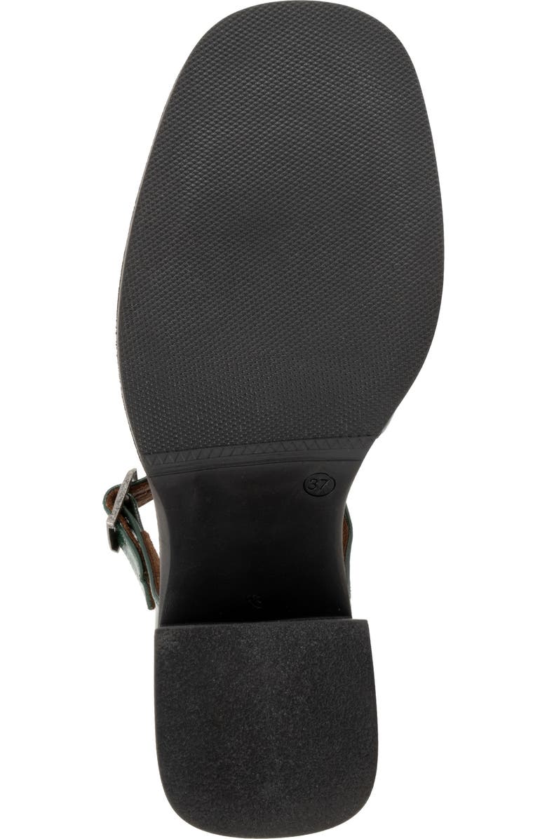 Bueno Rita Block Heel Pump, Alternate, color, Hunter Green Patent