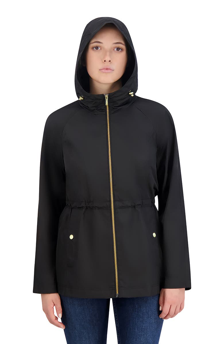 Cole Haan Signature Travel Packable Hooded Rain Jacket, Alternate, color, 