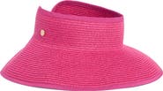 Vince Camuto Roll-Up Straw Visor