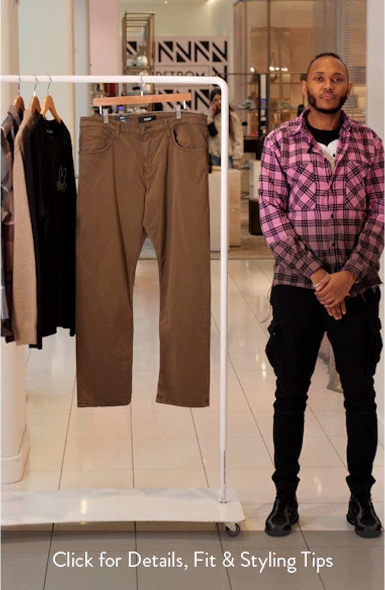 Matt Relaxed Straight Leg Twill Pants, sales video thumbnail