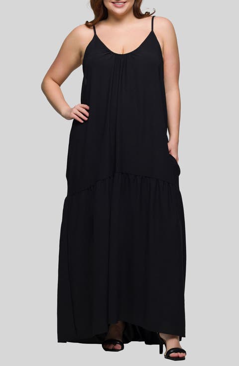 Jersey Maxi Dress (Plus)